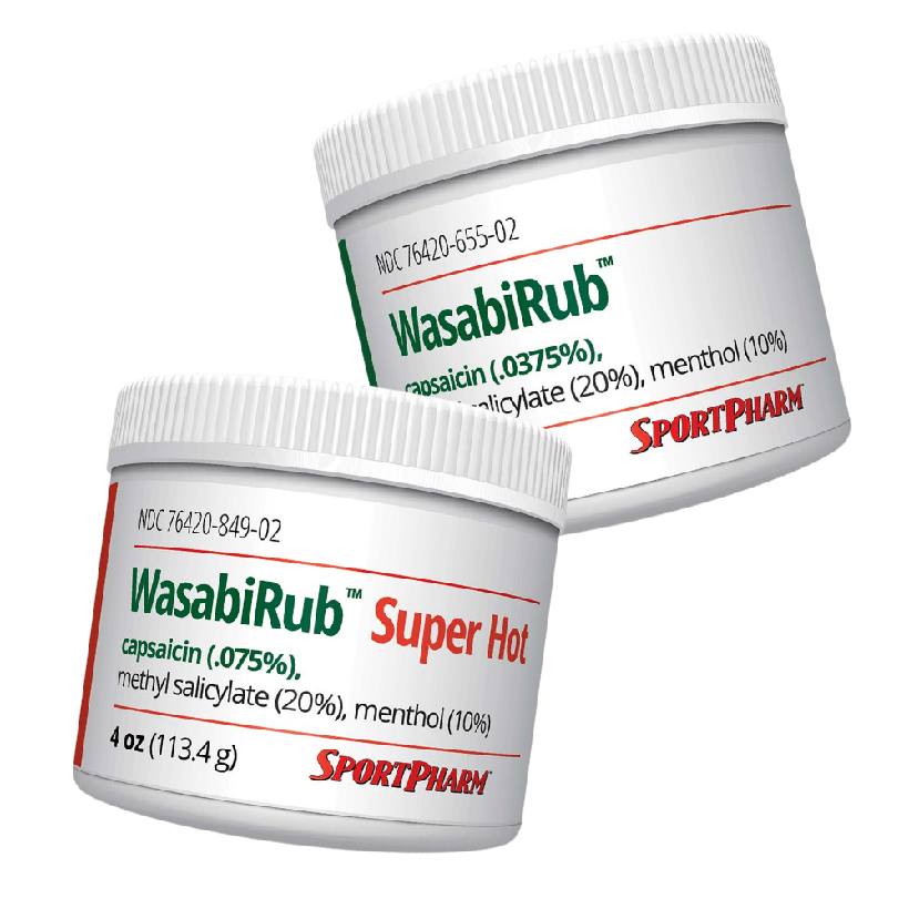 OG Heat Duo — WasabiRub Original and Super Hot jars