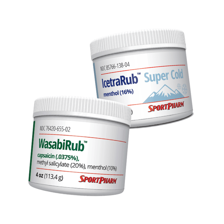Recovery Duo — WasabiRub Original and Super Cold jars
